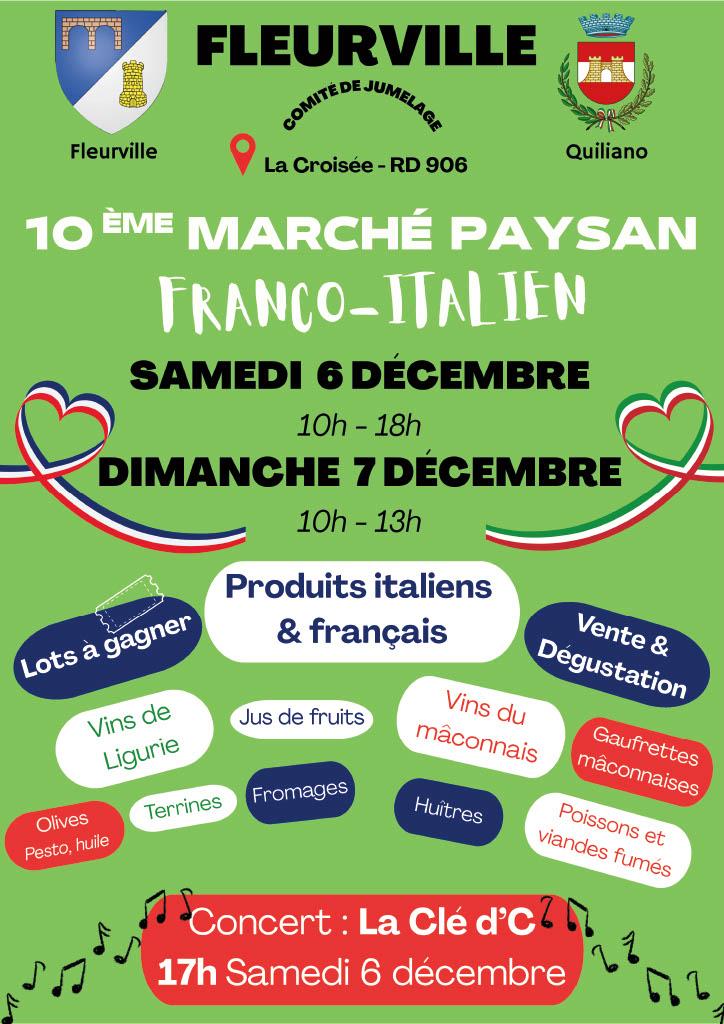 Marche franco italien 2025